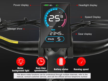 SY26-II Bicicleta Elétrica de Montanha